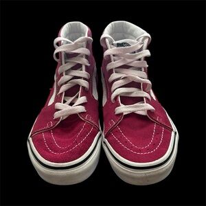 Vans Kids Burgundy High-Top Sneakers